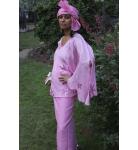 Traditional 3 piece Pink suit